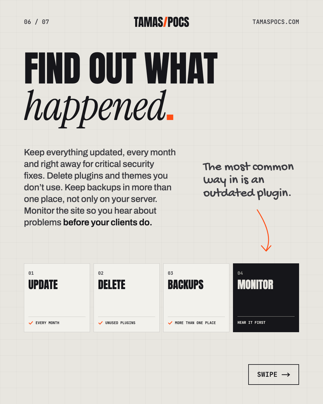 Slide 6 of 7, WordPress Site Hacked: find out what happened