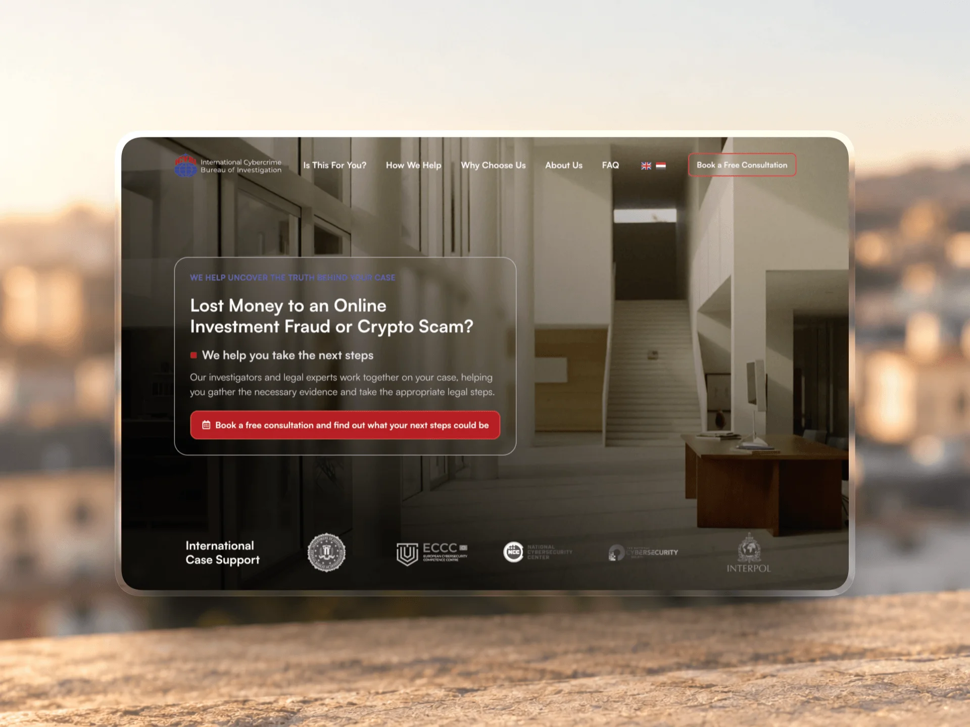Website for Icybi designed and built by Tamas Pocs