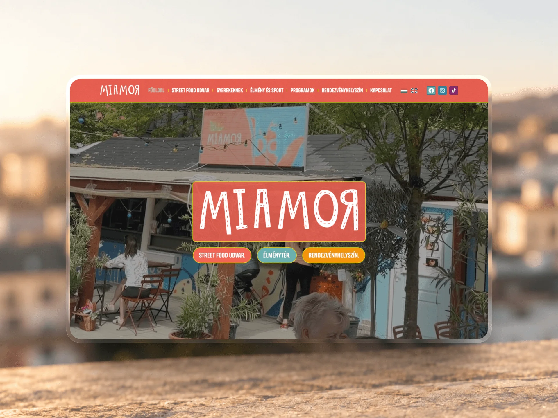 Website for Miamor designed and built by Tamas Pocs