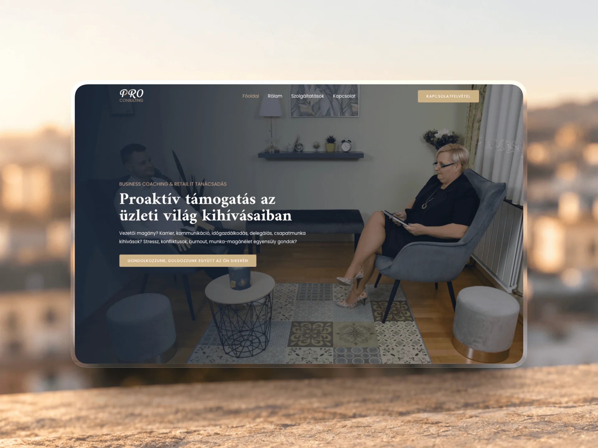 Website for Piro Consulting designed and built by Tamas Pocs